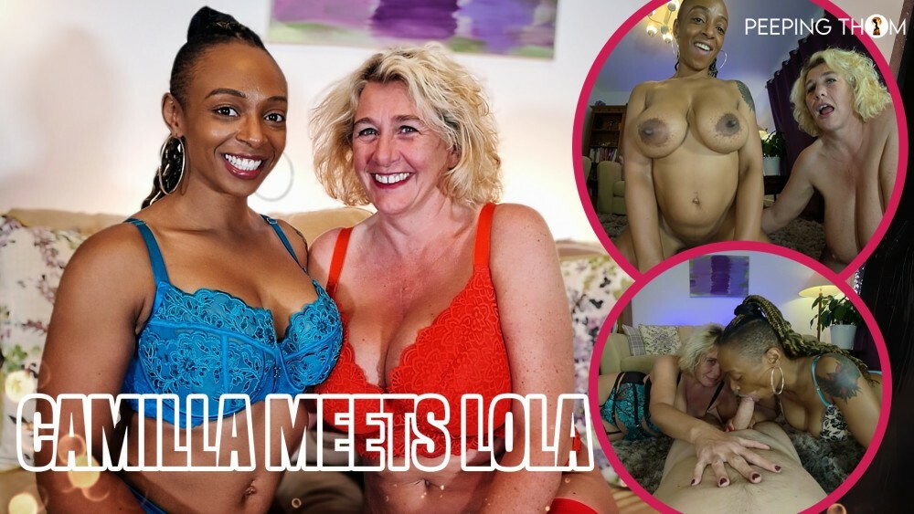 Intense Interracial Threesome with Camilla and Lola