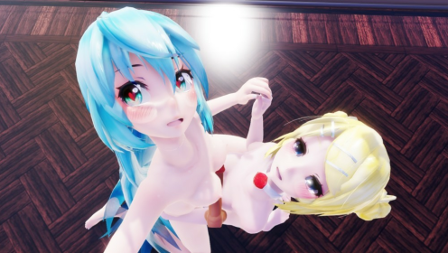 Vocaloid Miku and Rin Double Passion in 4K