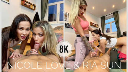 Sexy Workout Threesome With Nicole And Ria