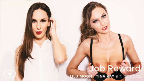 Lilu Moon & Tina Kay: Office Threesome Reward