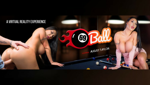 August Taylor in Sexy Pool Shark VR Thrill