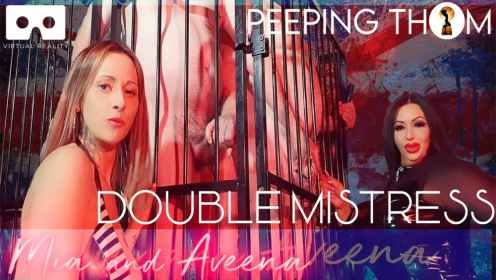 Mia and Aveena in Intense Double Spanking Action