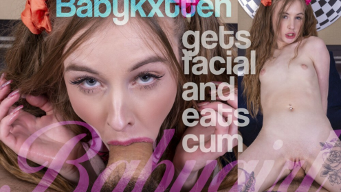 Gets Facial And Eats Cum