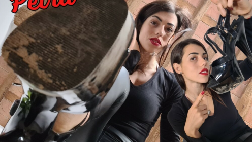 Wonderfully Gorgeous Petra Wants Her Slave To Lick The Dirty Soles Of Her Sexy Stilettos