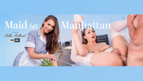 Bella Rolland's Seductive Maid Fantasy in 8K VR