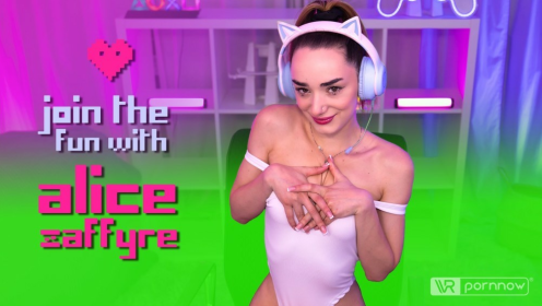 Alice Zaffyre in Erotic VR Gaming Thrill