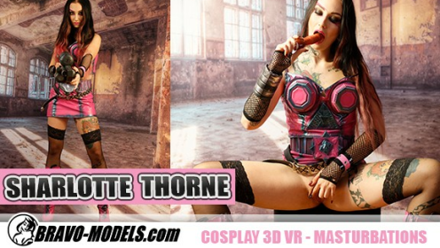 Sharlotte Thorne Sizzles in 4K VR Solo Action