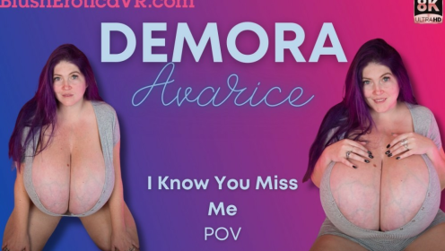 Demora Avarice: Sensual Solo Tease in 8K VR