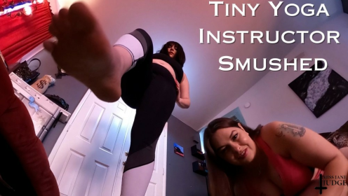 Tiny Yoga Instructor Smushed
