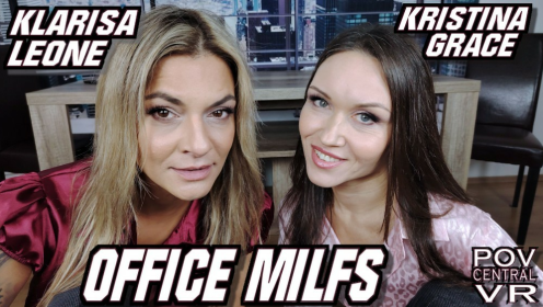 Klarisa Leone & Kristina Grace: Office MILF Fantasy