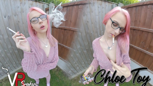 AChloe Toy - Smoking in the Garden