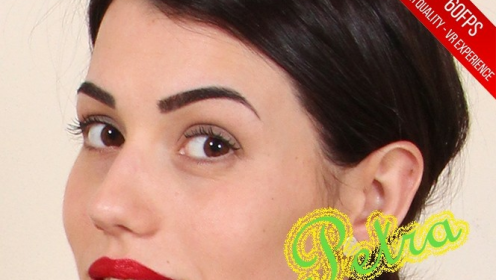 Petra's Sexy Bare Feet in Black Dress Tease