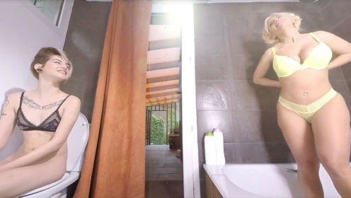 Masturbating In The Bathroom