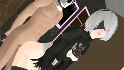 Nier Automata 2B Thighjob Buttjob VR Parody