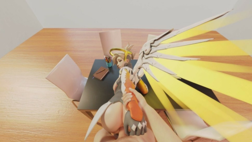 Mercy Doggystyle Thrill: XXX Parody Bliss