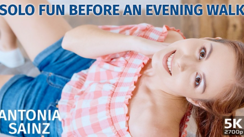 Antonia Sainz Solo Fun Before Evening Walk