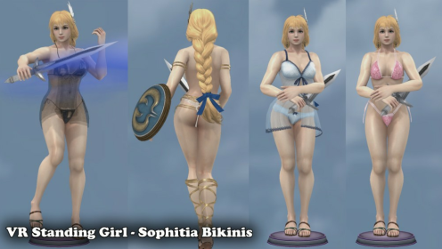 VR Bikini Sophitia XXX Parody in Stunning 3D